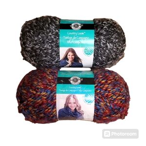 Nwt! Loops & Threads Comfort Loom yarn lot of 2